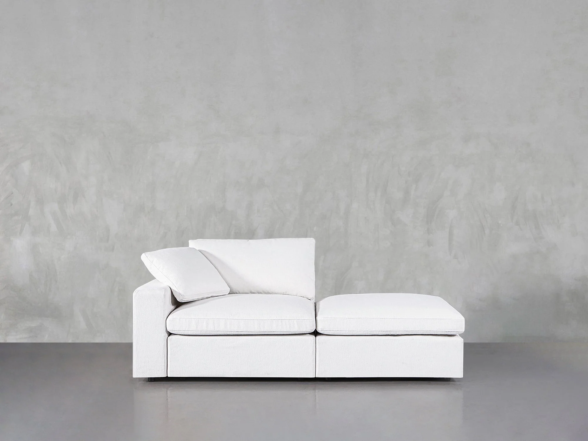 2-Seat Modular Lounger Loveseat