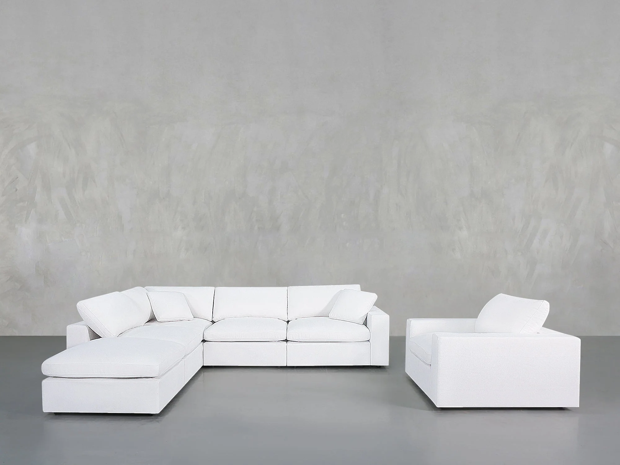 5-1 Sectional & Armchair Set