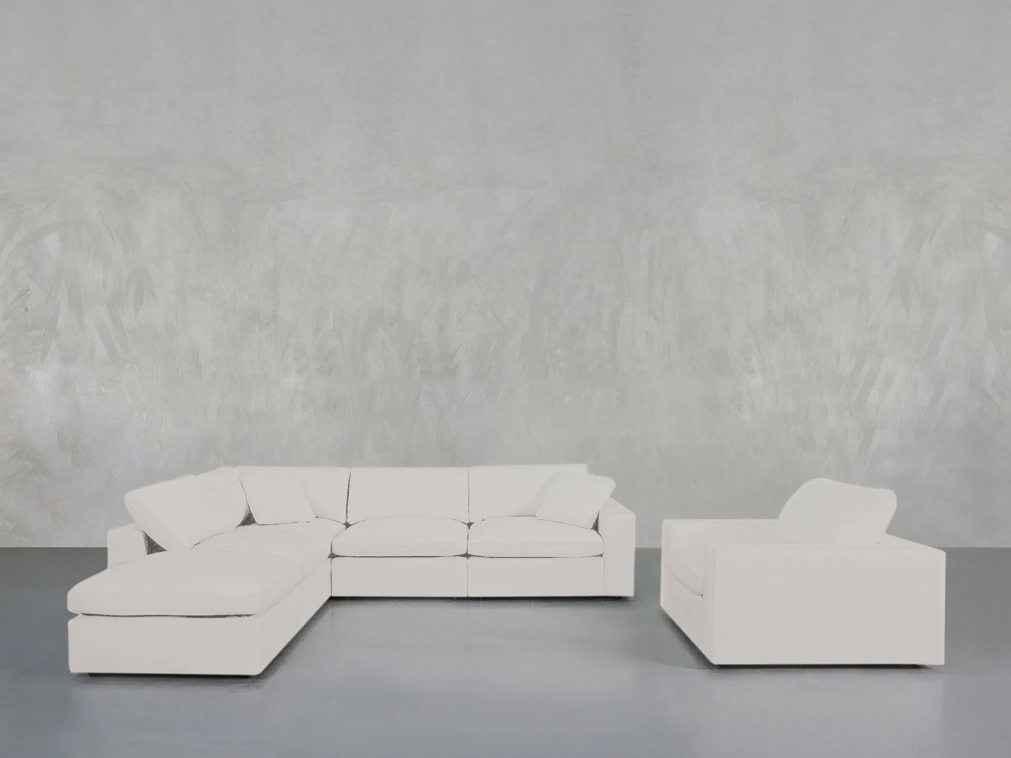 5-1 Sectional & Armchair Set