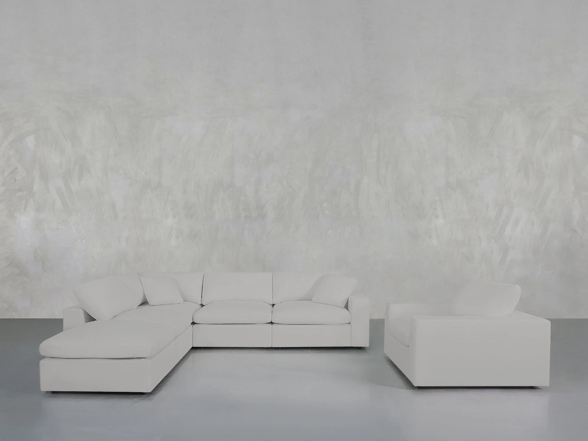 5-1 Sectional & Armchair Set