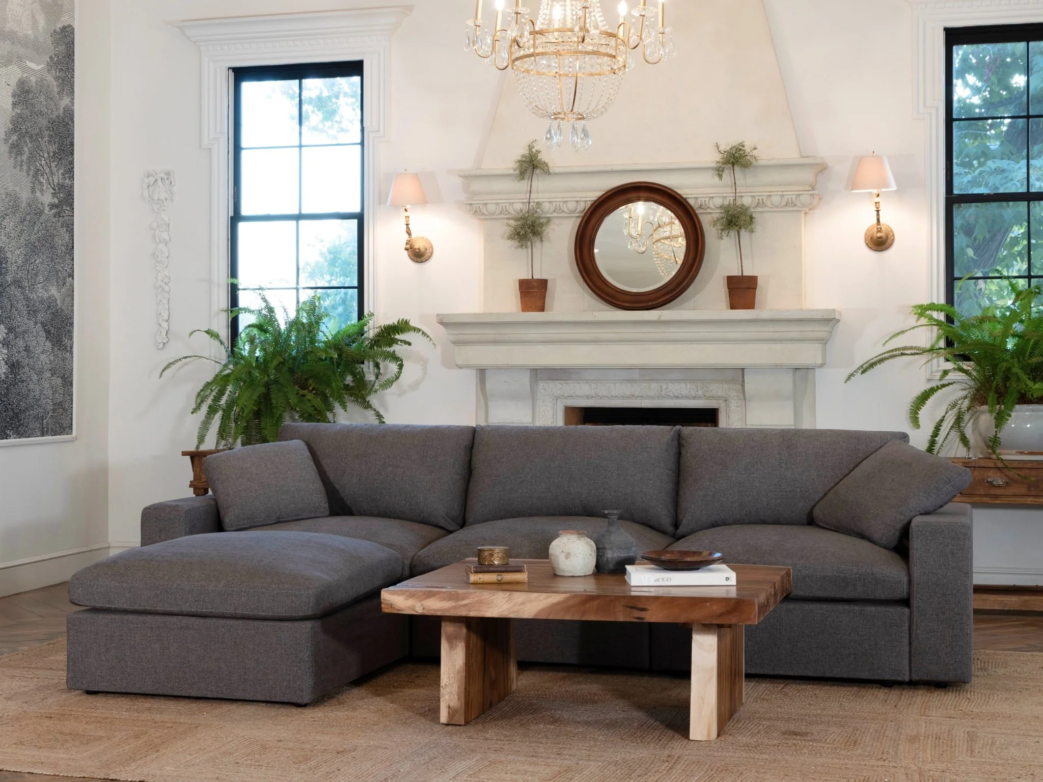 5-1 Sectional & Armchair Set