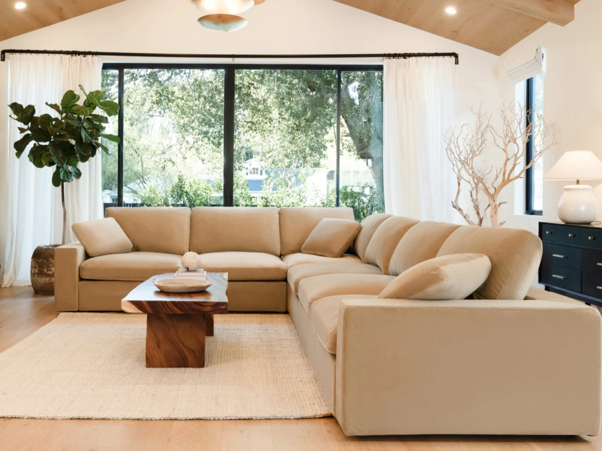 5-1 Sectional & Armchair Set