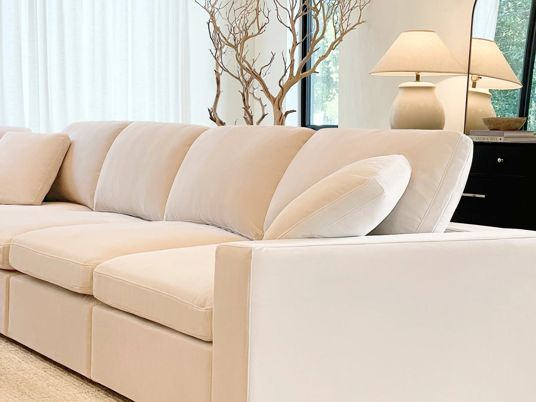 9-Seat Modular U-Sectional with Double Ottoman
