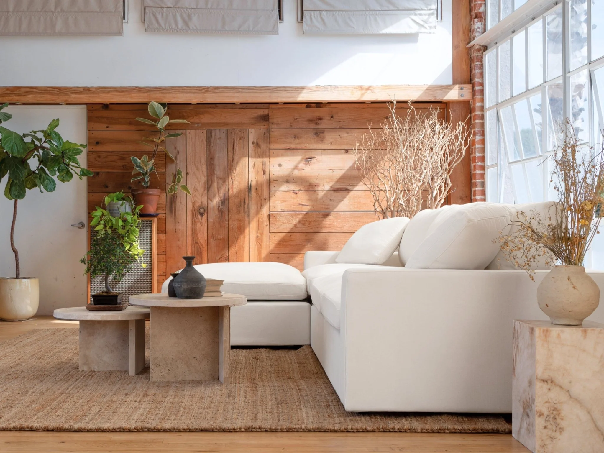 9-Seat Modular U-Sectional with Double Ottoman