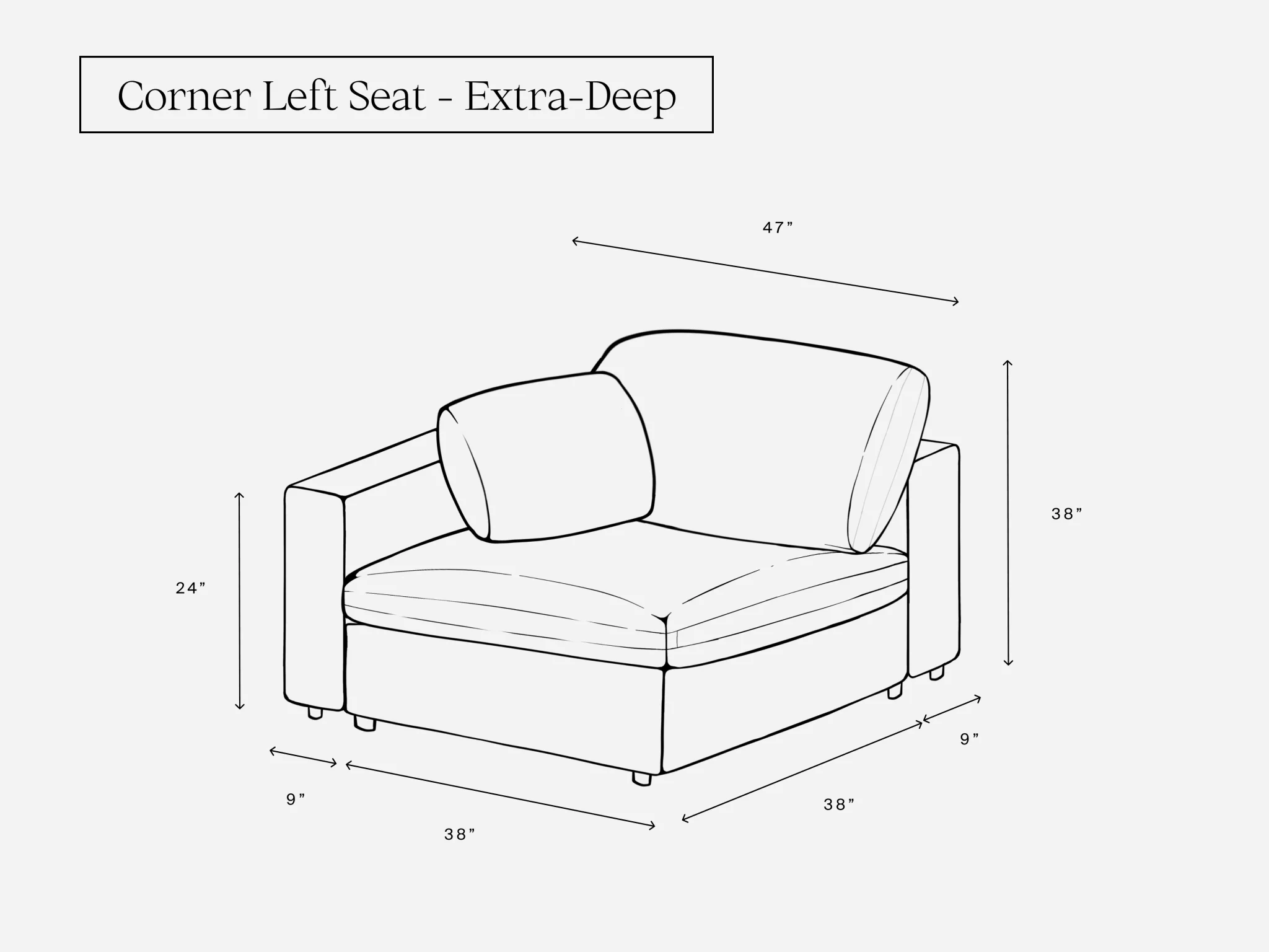 Corner Left Seat