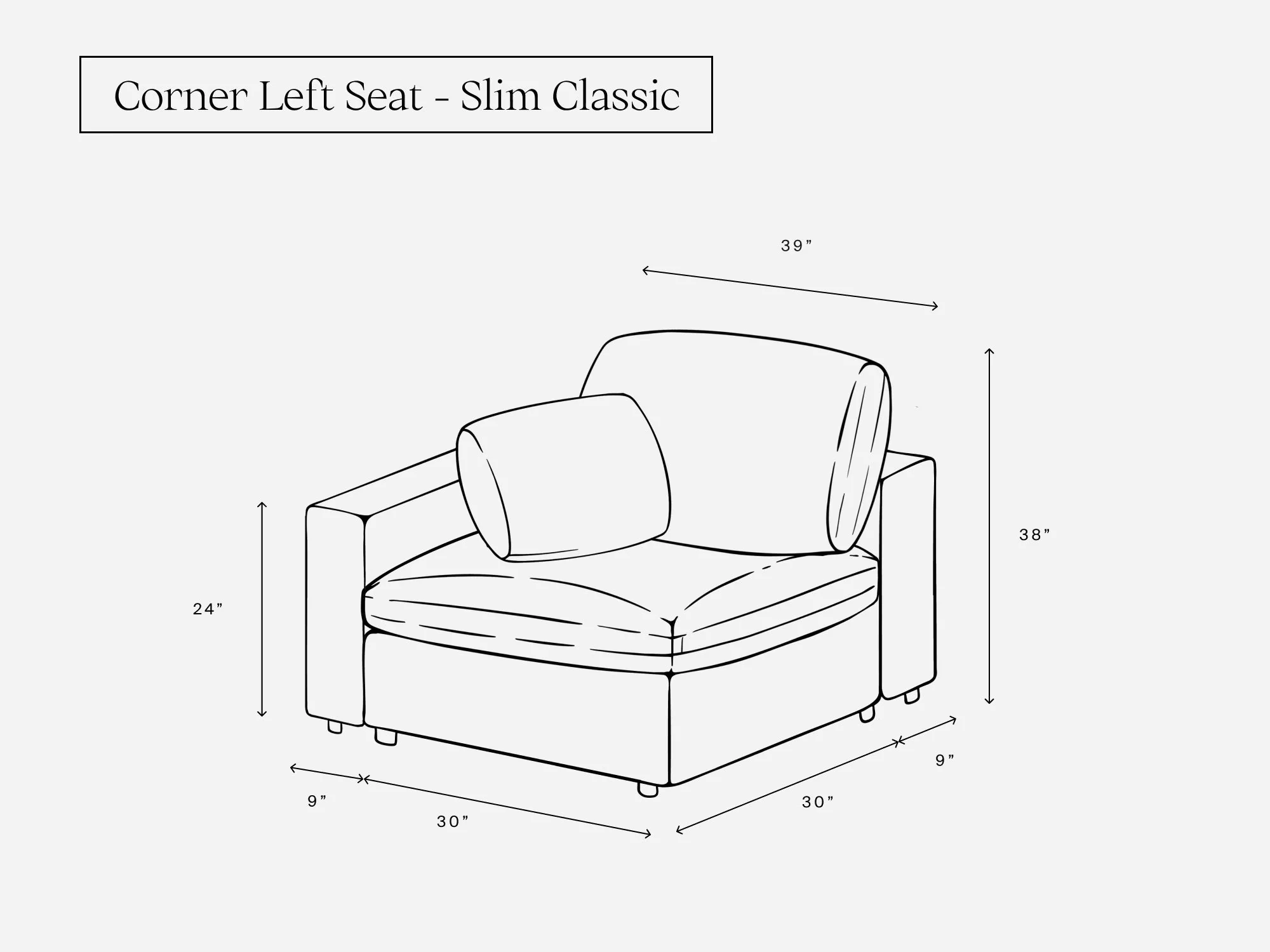 Corner Left Seat