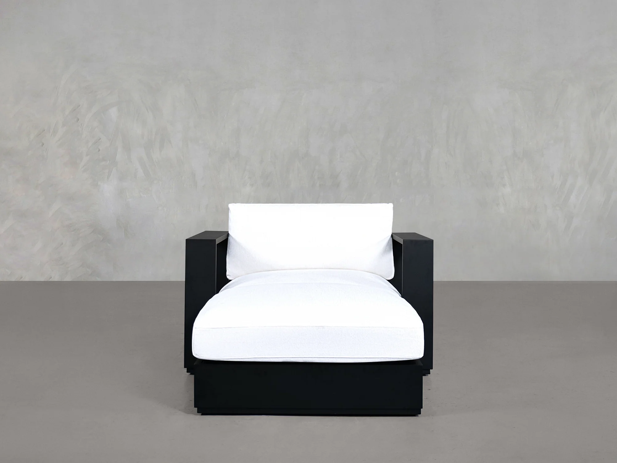 Armchair With Ottoman Aluminum Outdoor