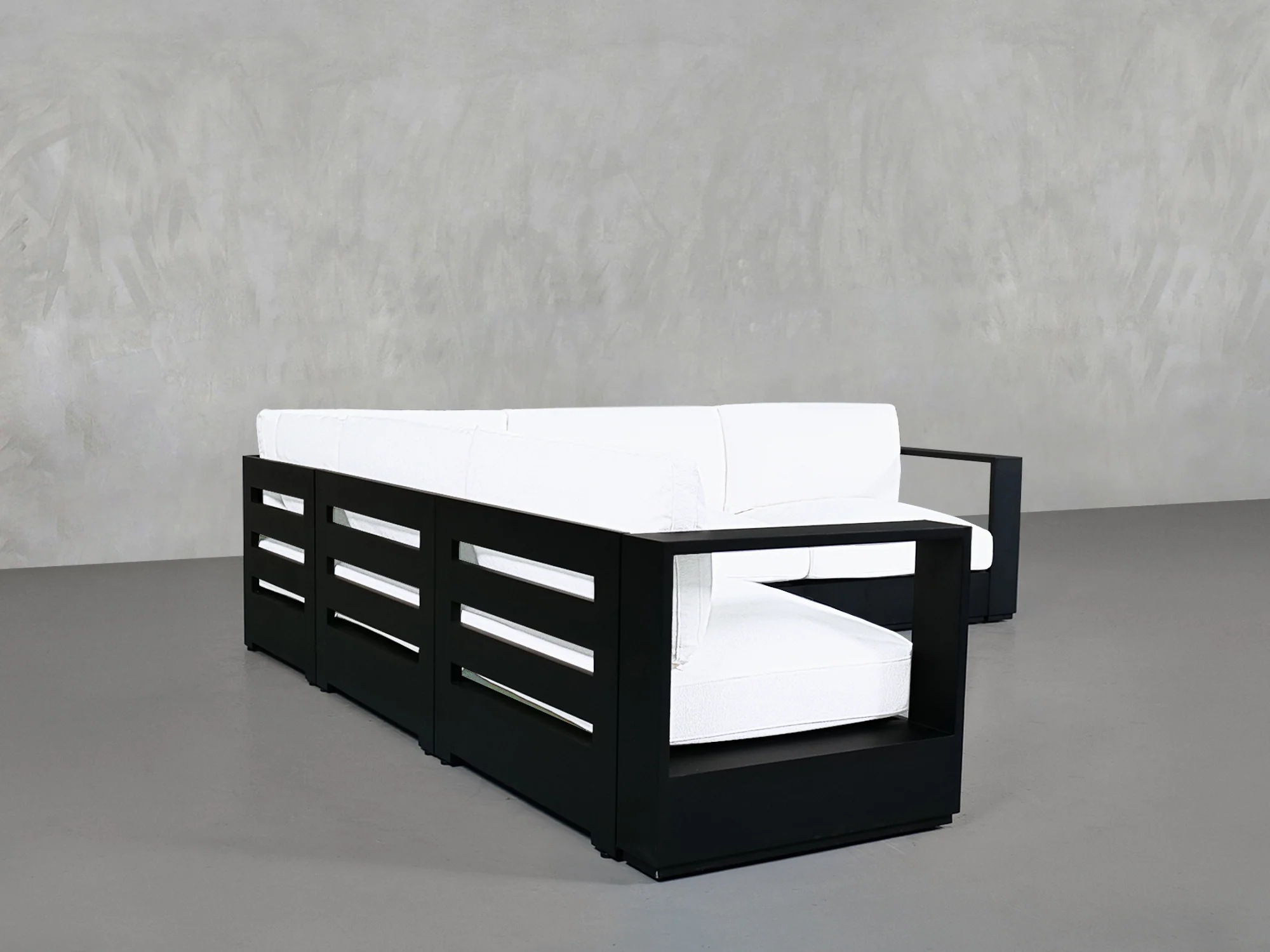 5-Seat Modular Corner Sectional Aluminum Outdoor