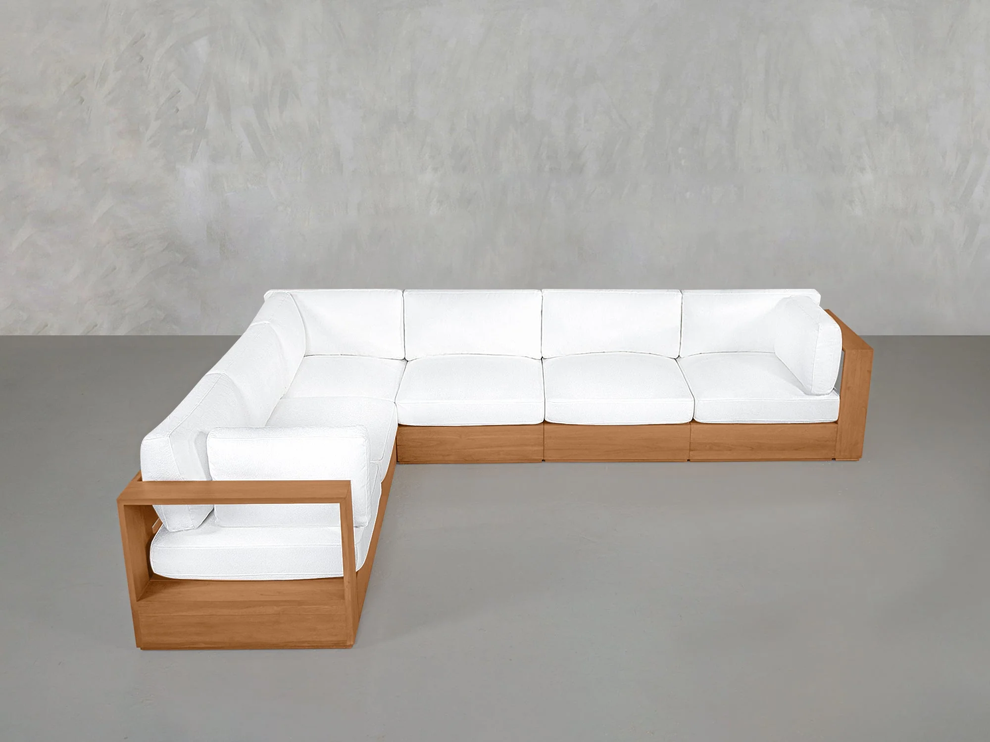4349-6-seat-modular-corner-sectional-teak-outdoor-2.webp 6-Seat Modular Corner Sectional Teak Outdoor