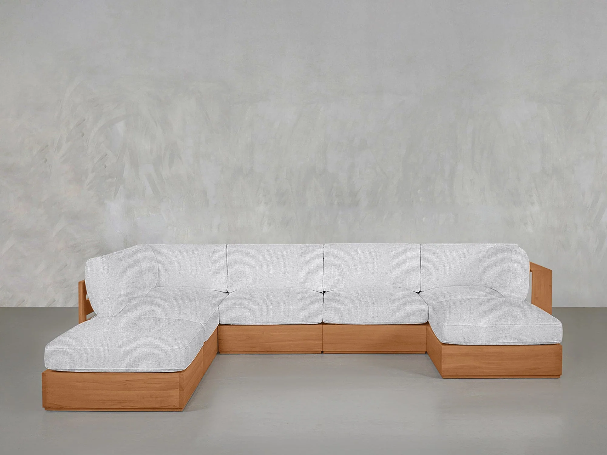 4356-7-seat-modular-chaise-corner-lounger-sectional-teak-outdoor-8.webp 7-Seat Modular Chaise Corner Lounger Sectional Teak Outdoor
