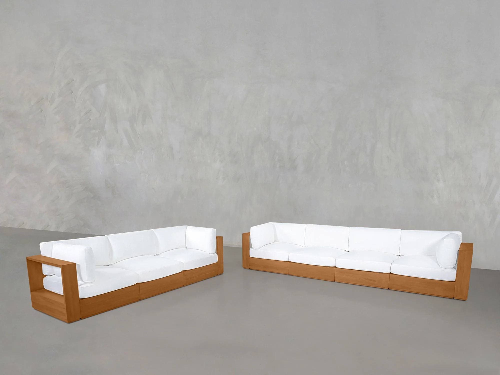 4-3 Sofa Set Teak Outdoor