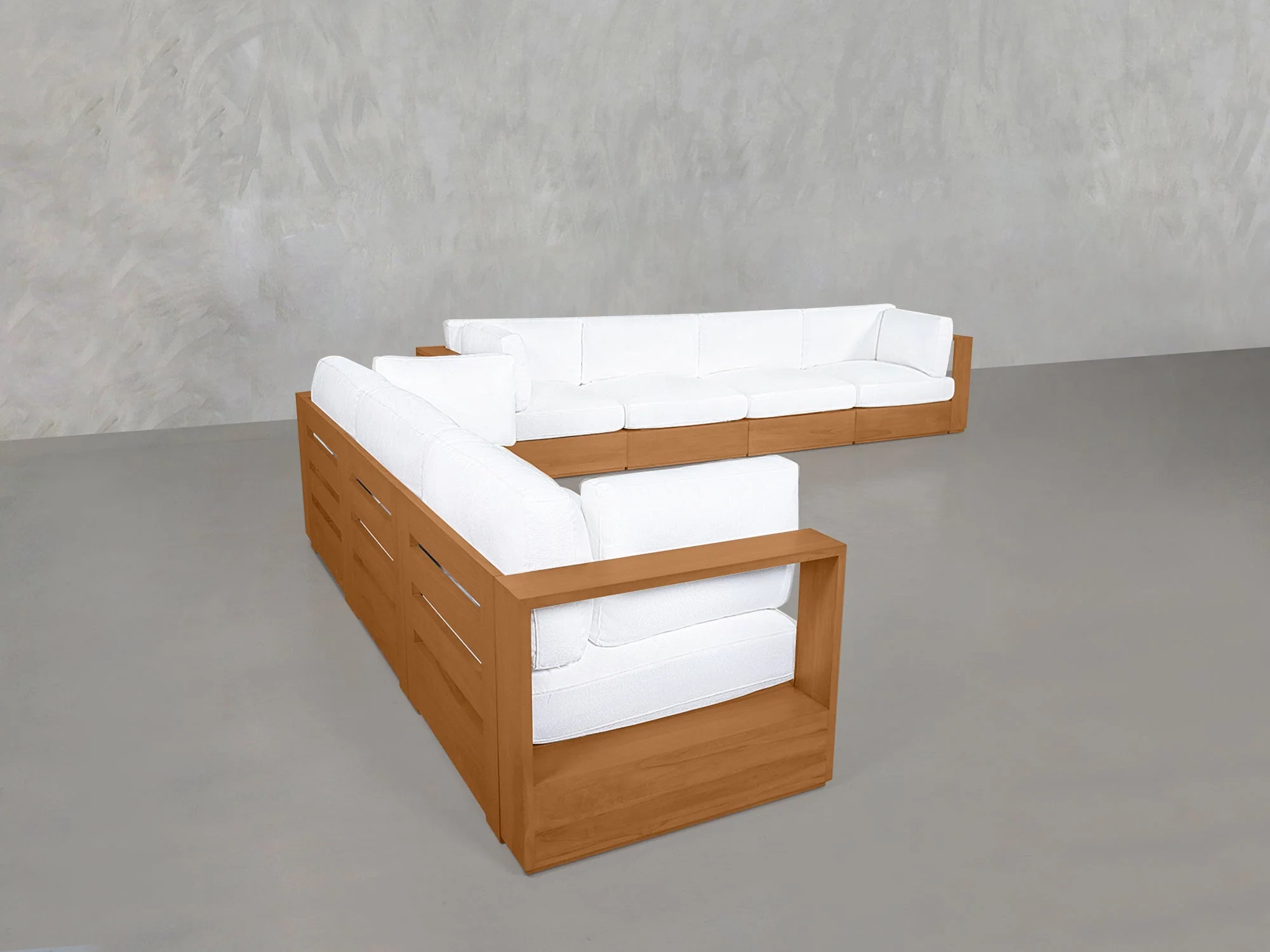 4-3 Sofa Set Teak Outdoor
