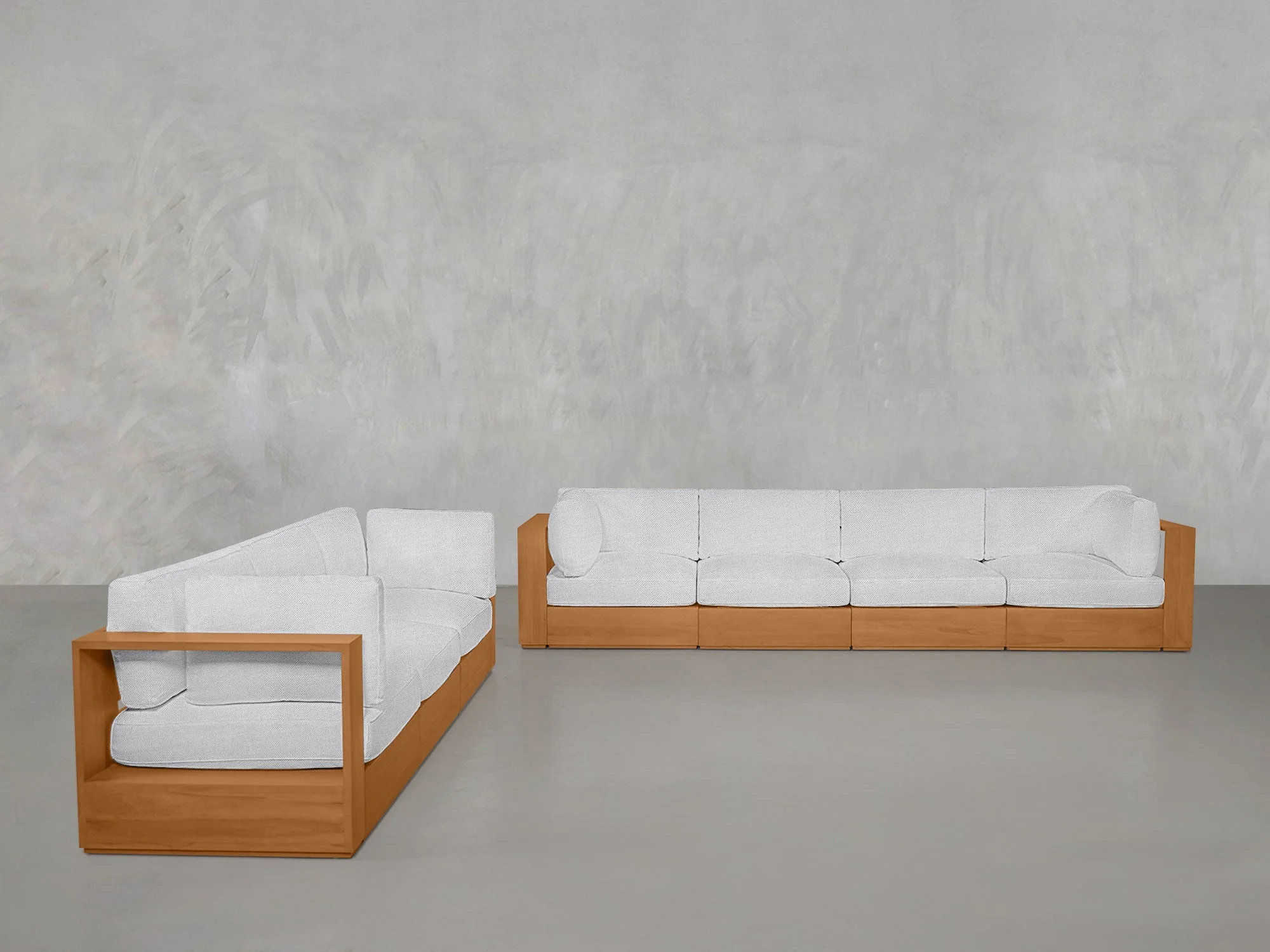 4-3 Sofa Set Teak Outdoor