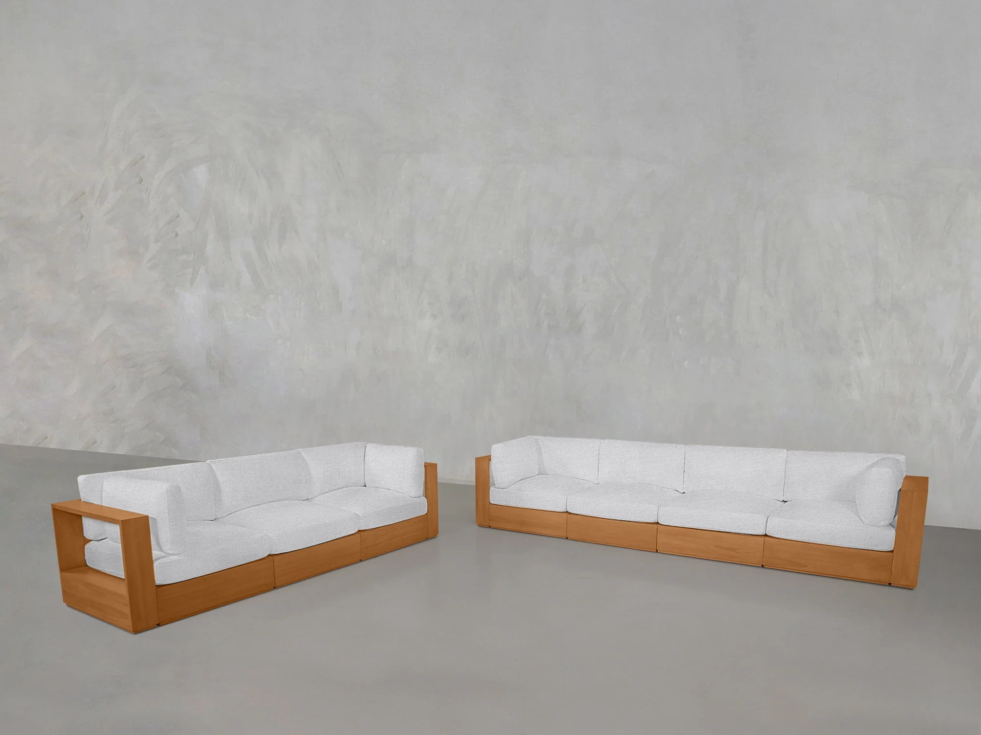 4-3 Sofa Set Teak Outdoor