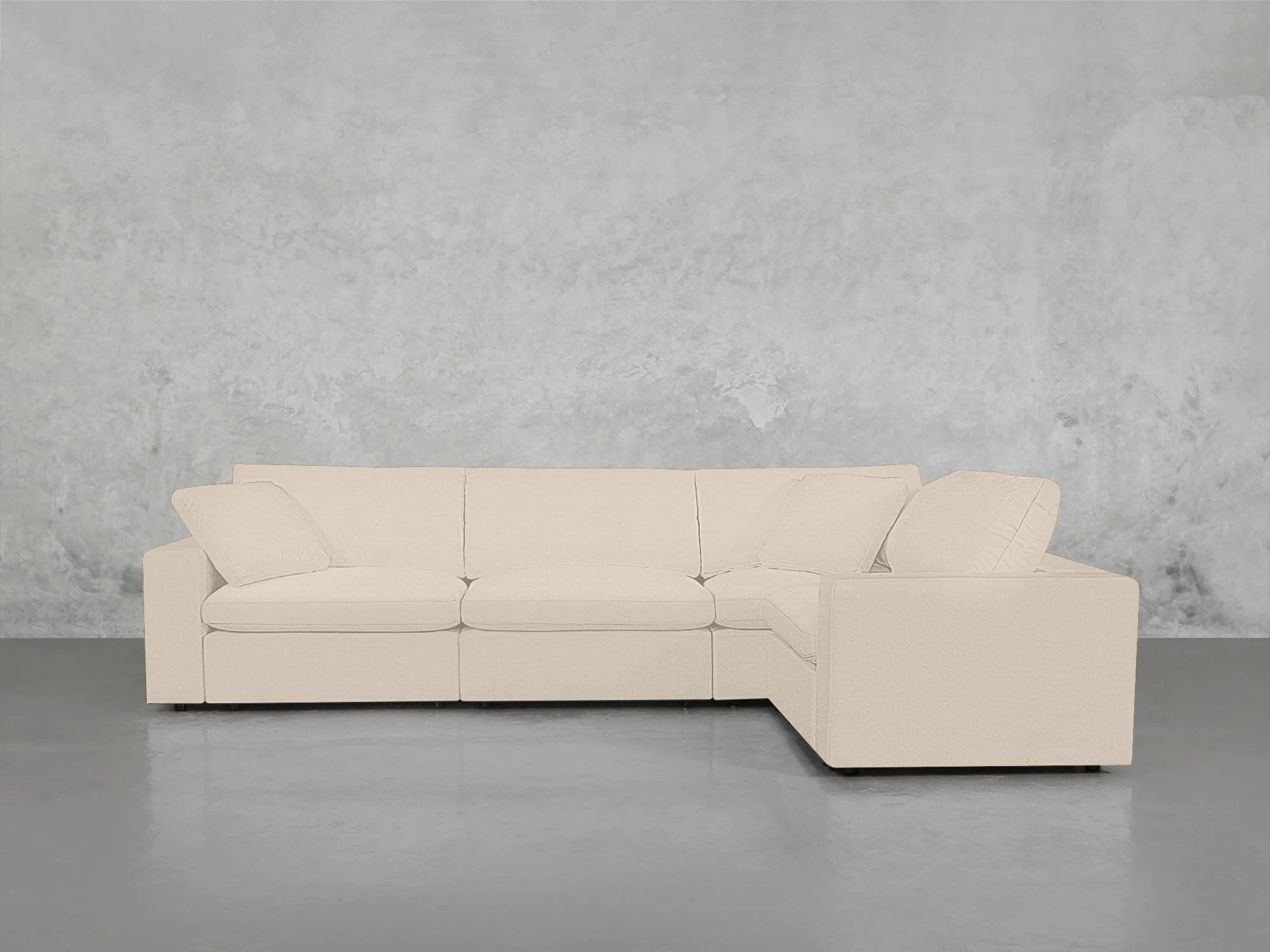4-Seat Modular Corner Right Sectional