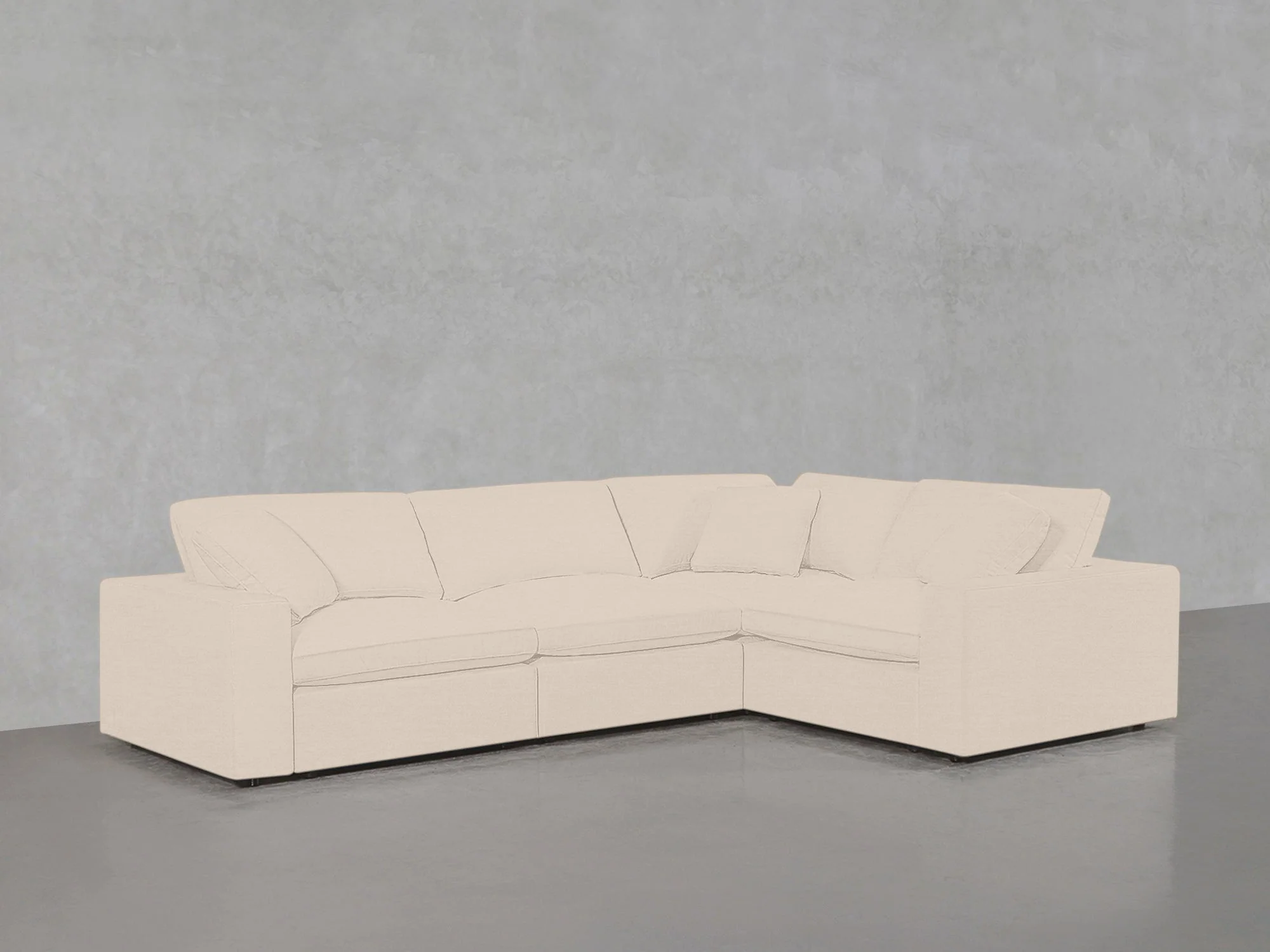 4-Seat Modular Corner Right Sectional
