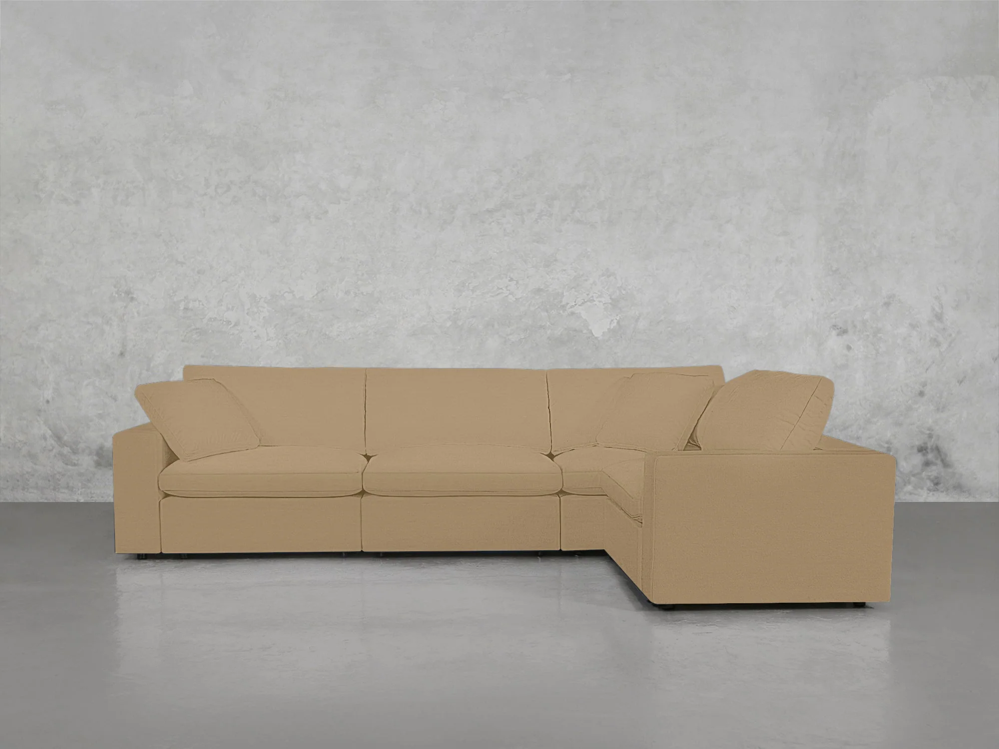 4-Seat Modular Corner Right Sectional