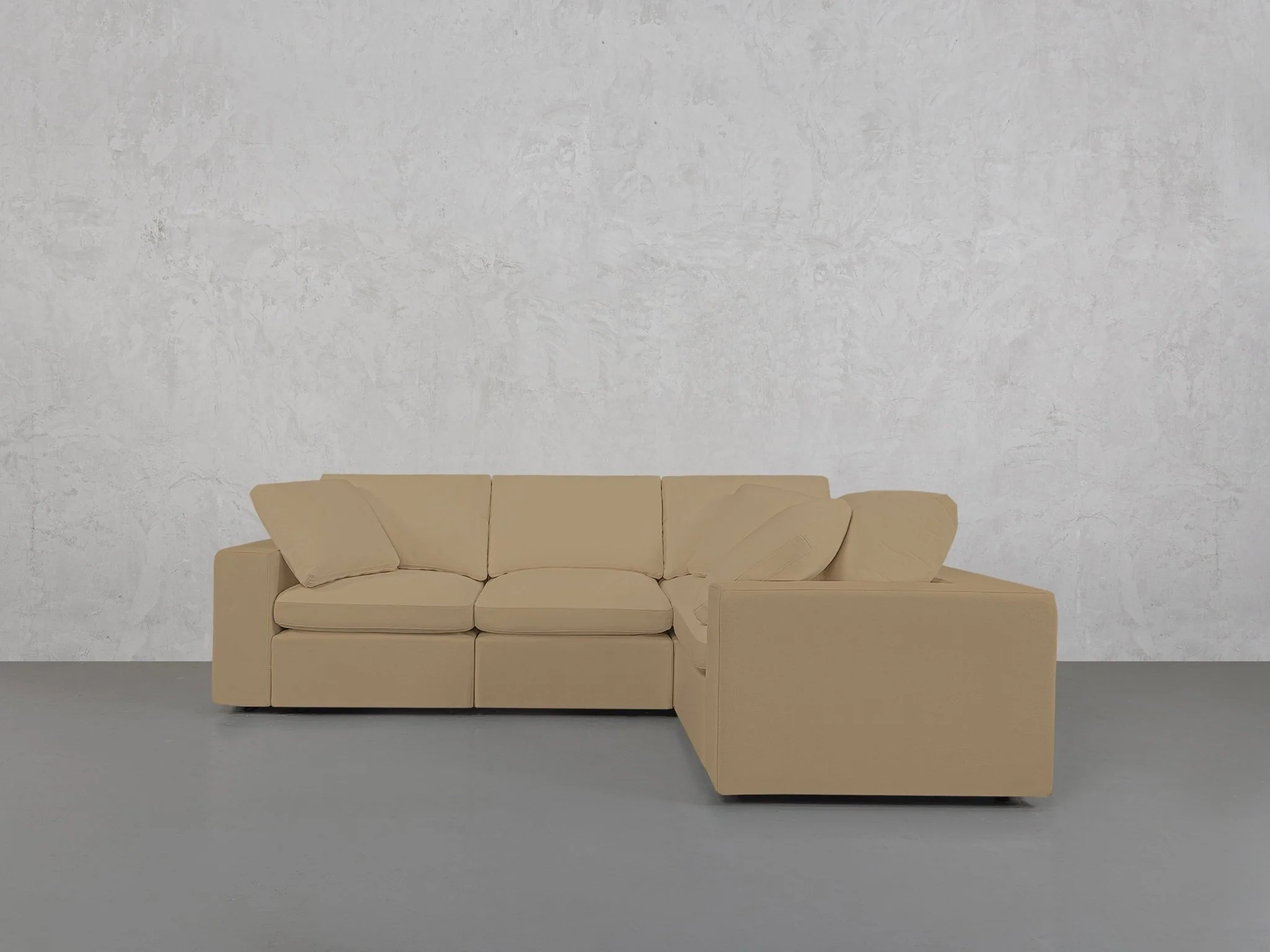 4-Seat Modular Corner Right Sectional