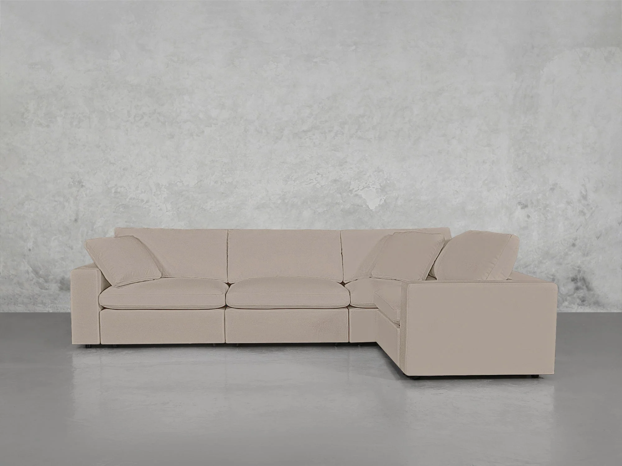 4-Seat Modular Corner Right Sectional