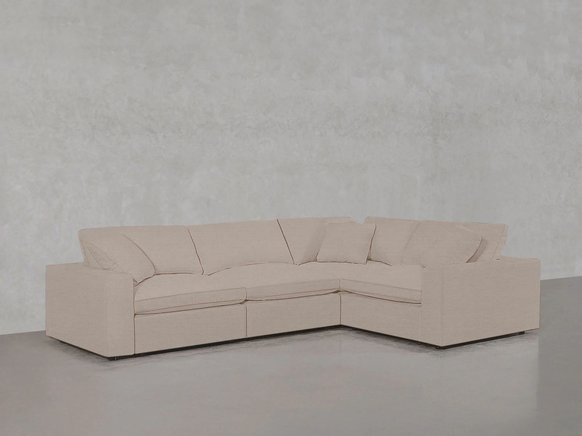 4-Seat Modular Corner Right Sectional