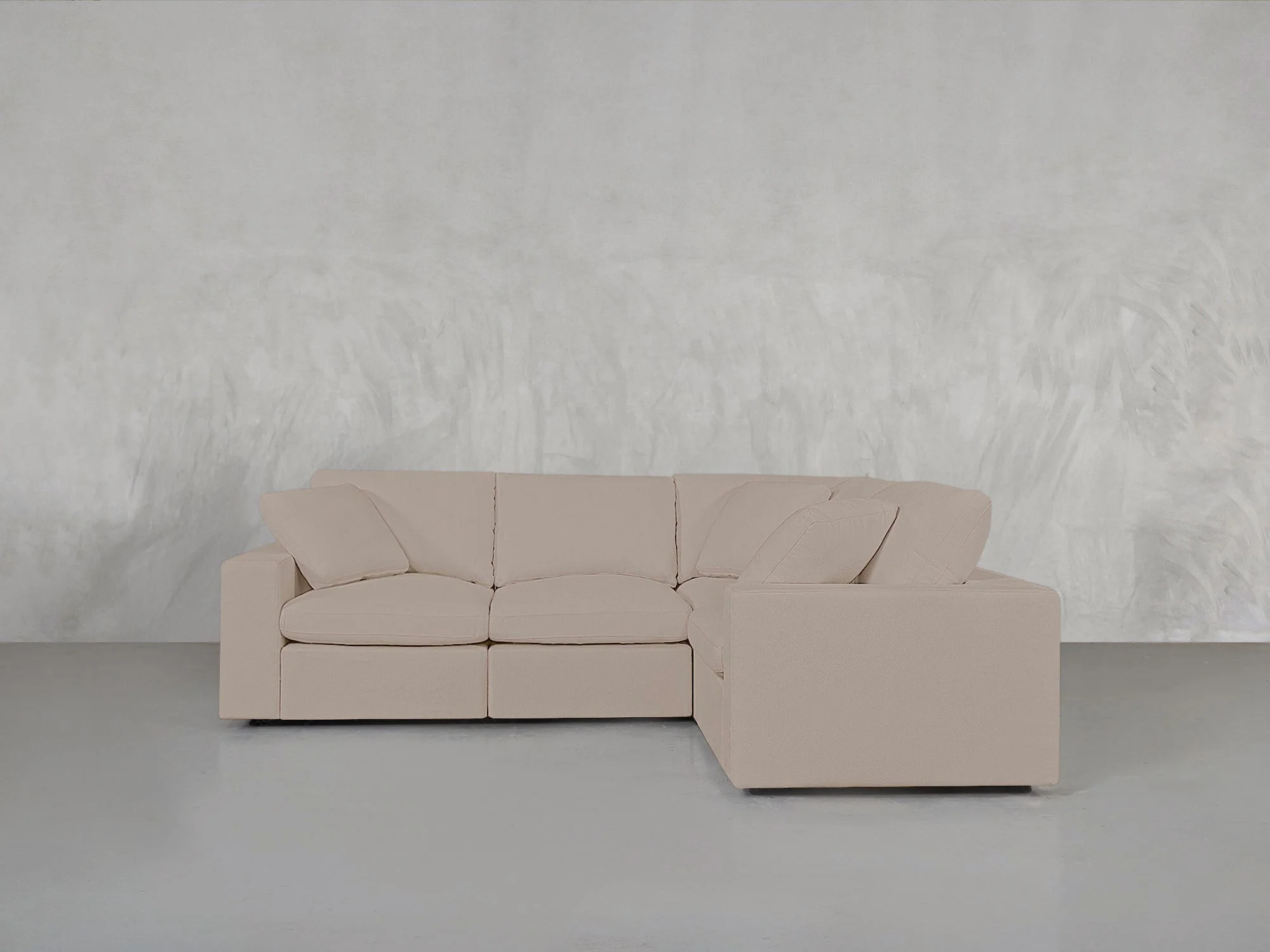 4-Seat Modular Corner Right Sectional