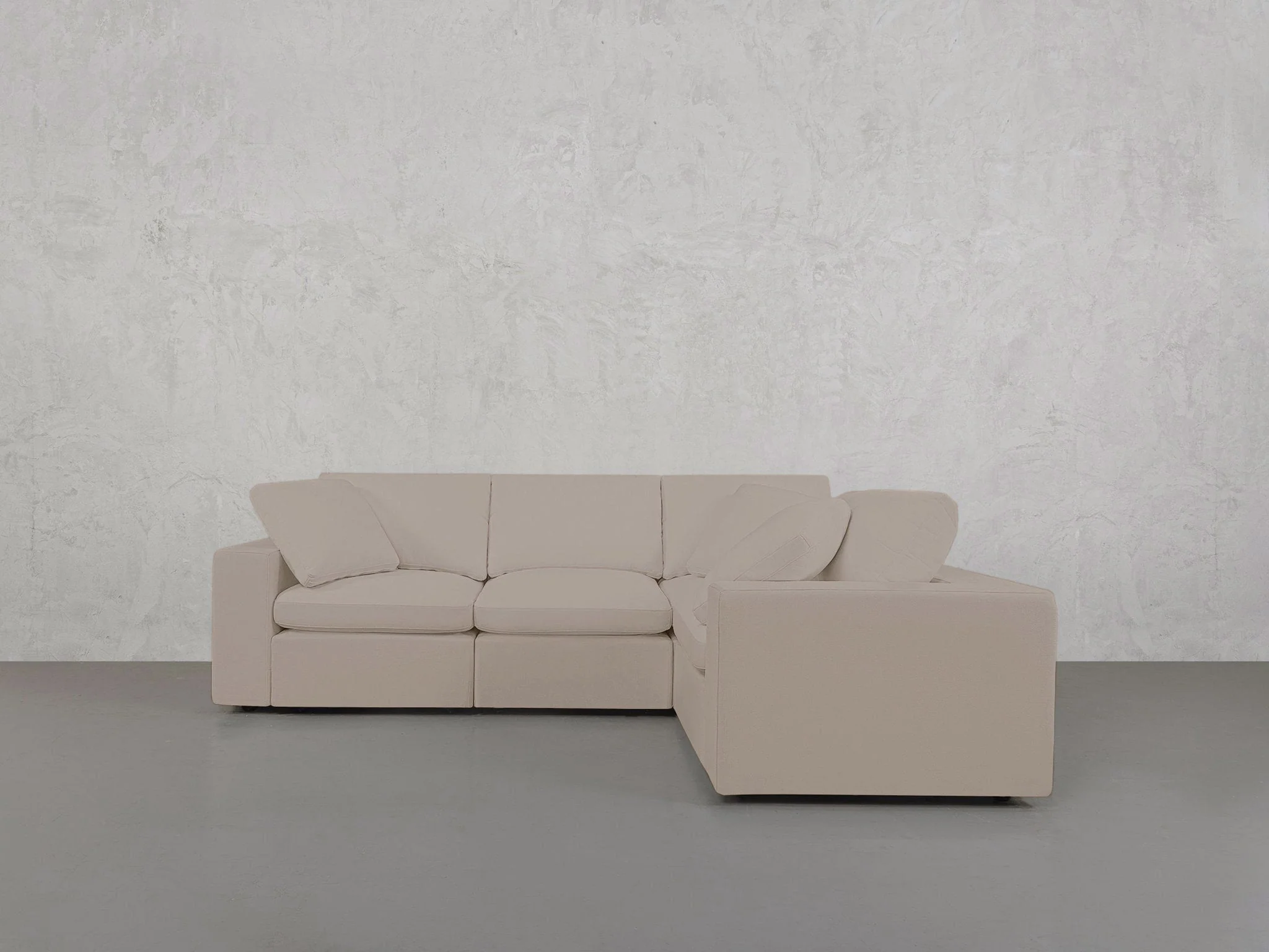 4-Seat Modular Corner Right Sectional