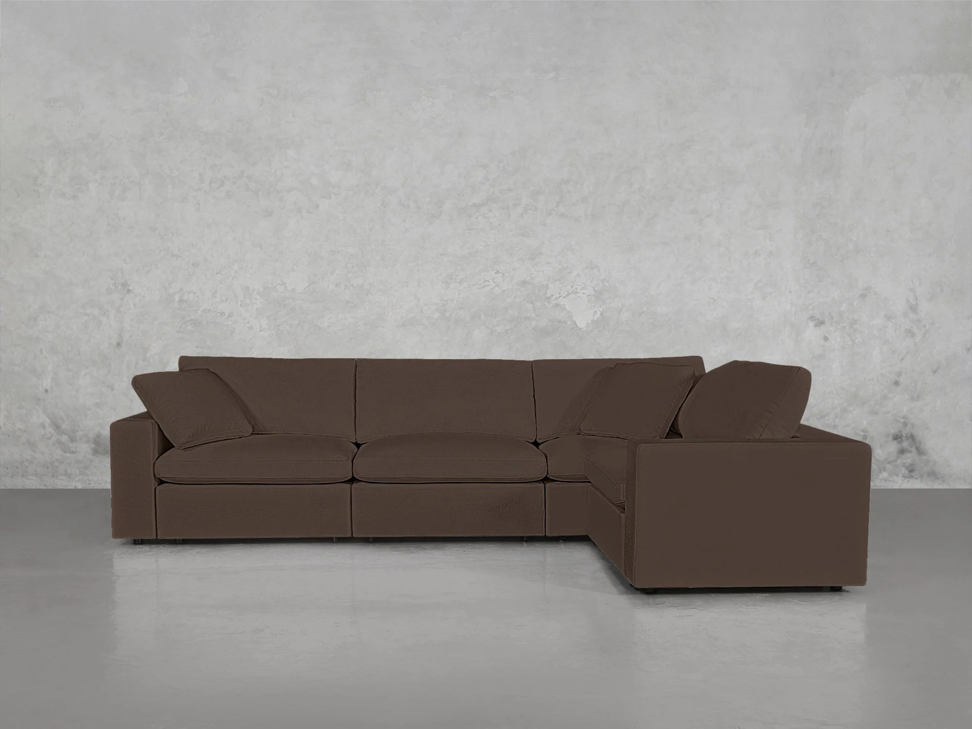 4-Seat Modular Corner Right Sectional