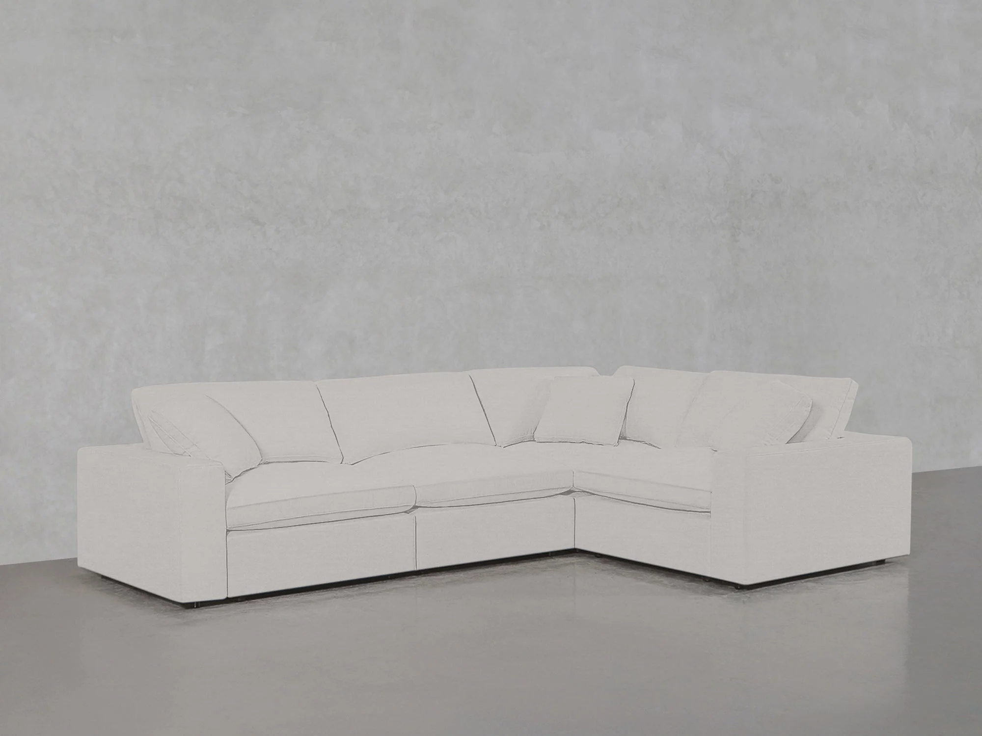 4-Seat Modular Corner Right Sectional