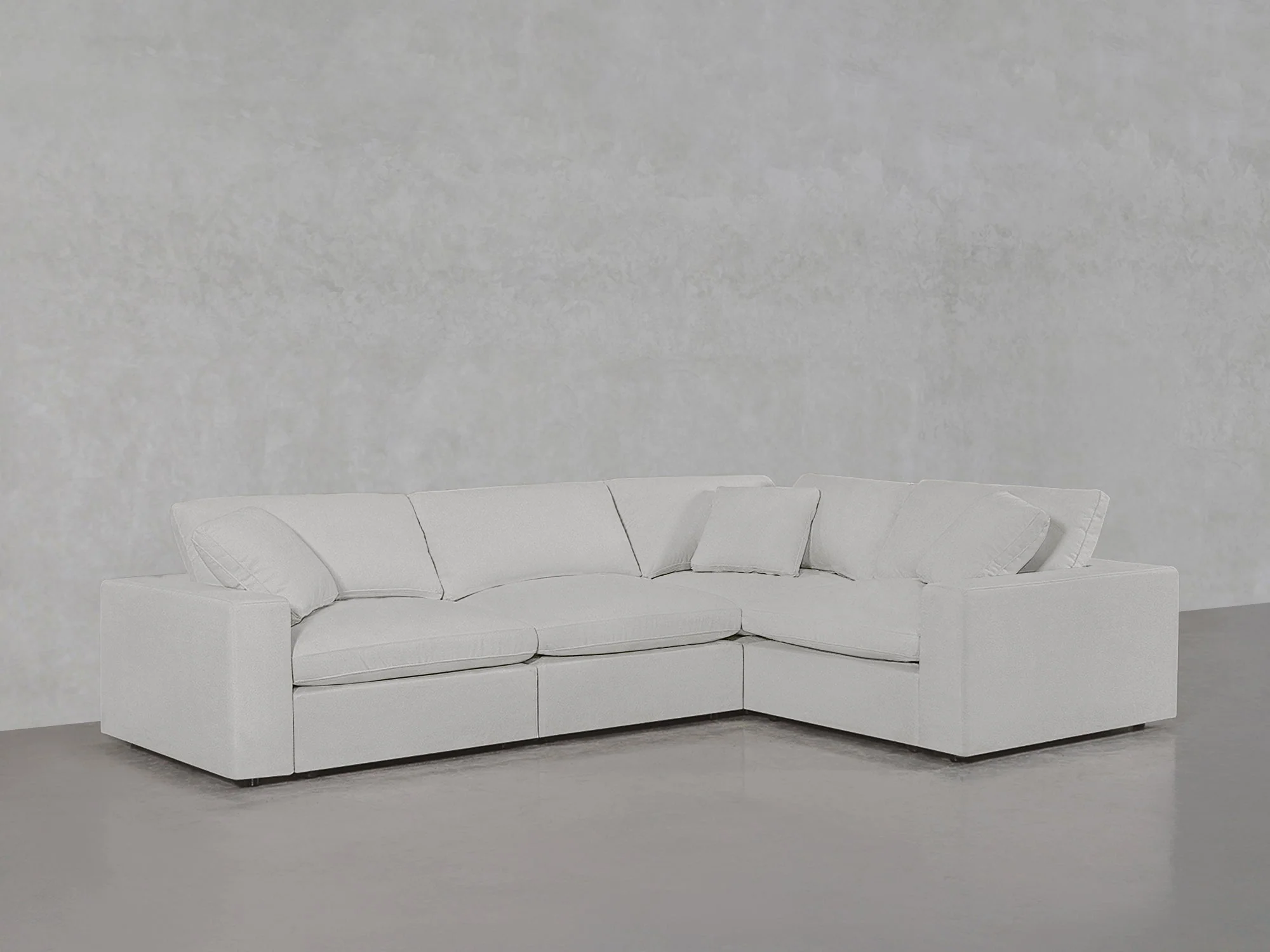 4-Seat Modular Corner Right Sectional
