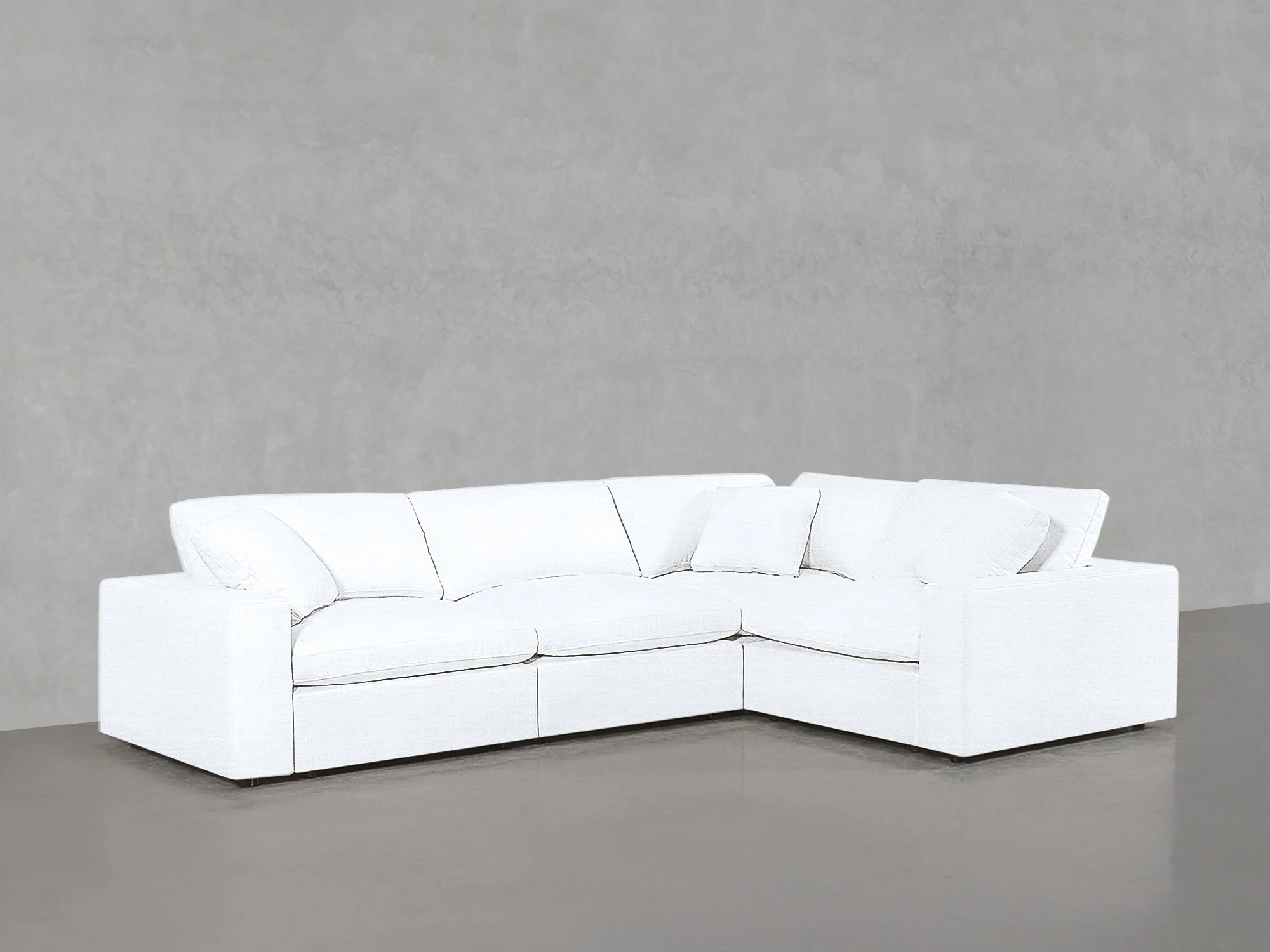 4-Seat Modular Corner Right Sectional
