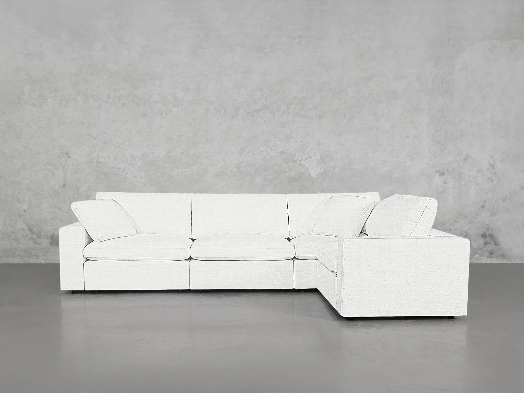 4-Seat Modular Corner Right Sectional