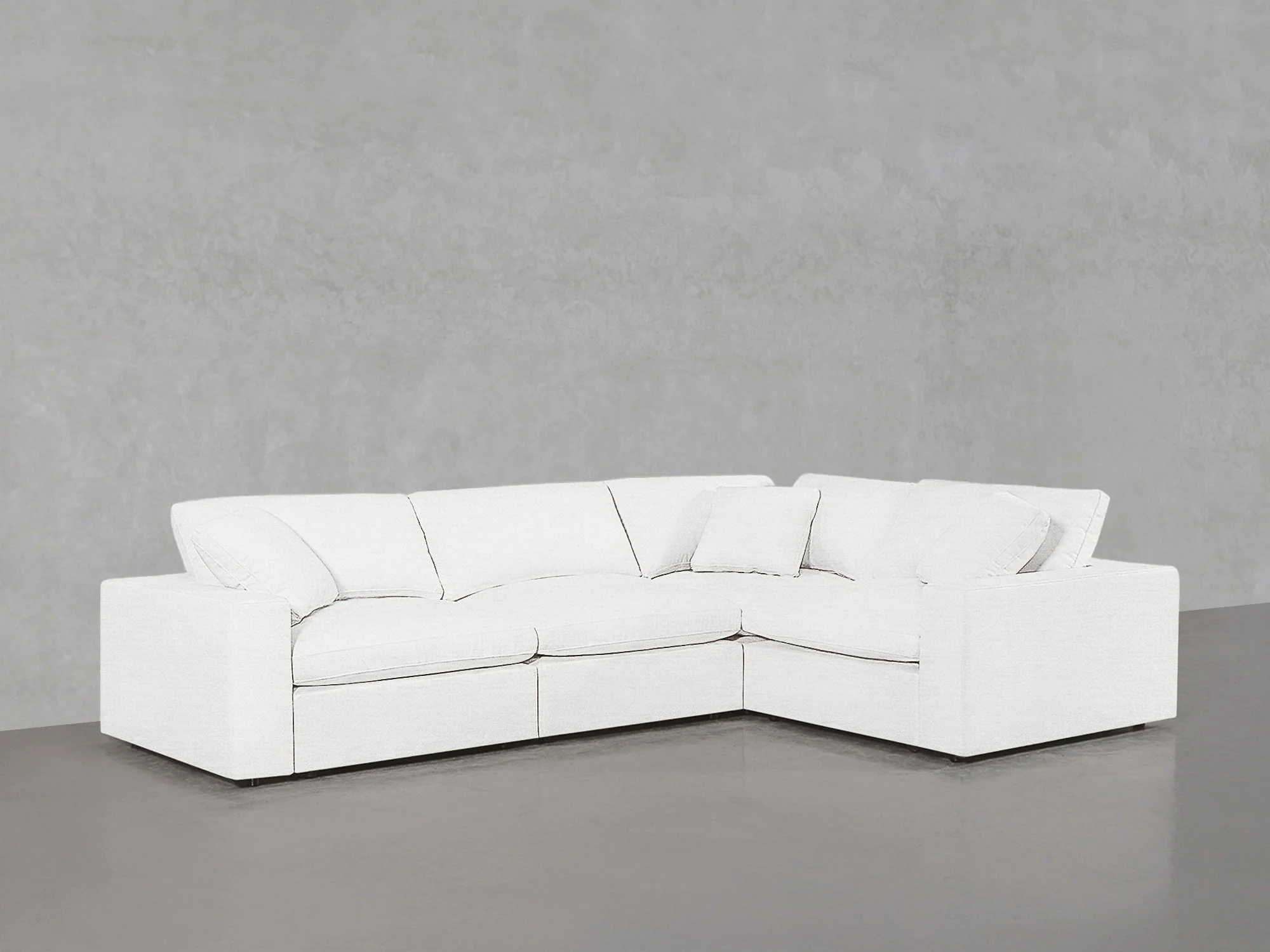4-Seat Modular Corner Right Sectional