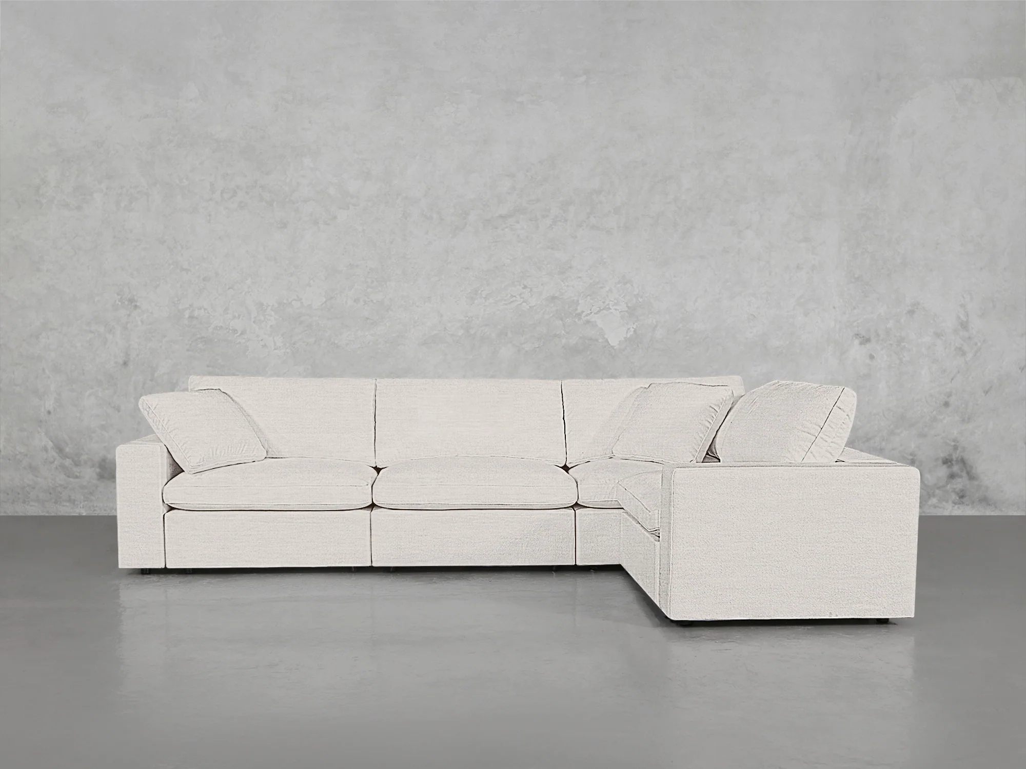 4-Seat Modular Corner Right Sectional