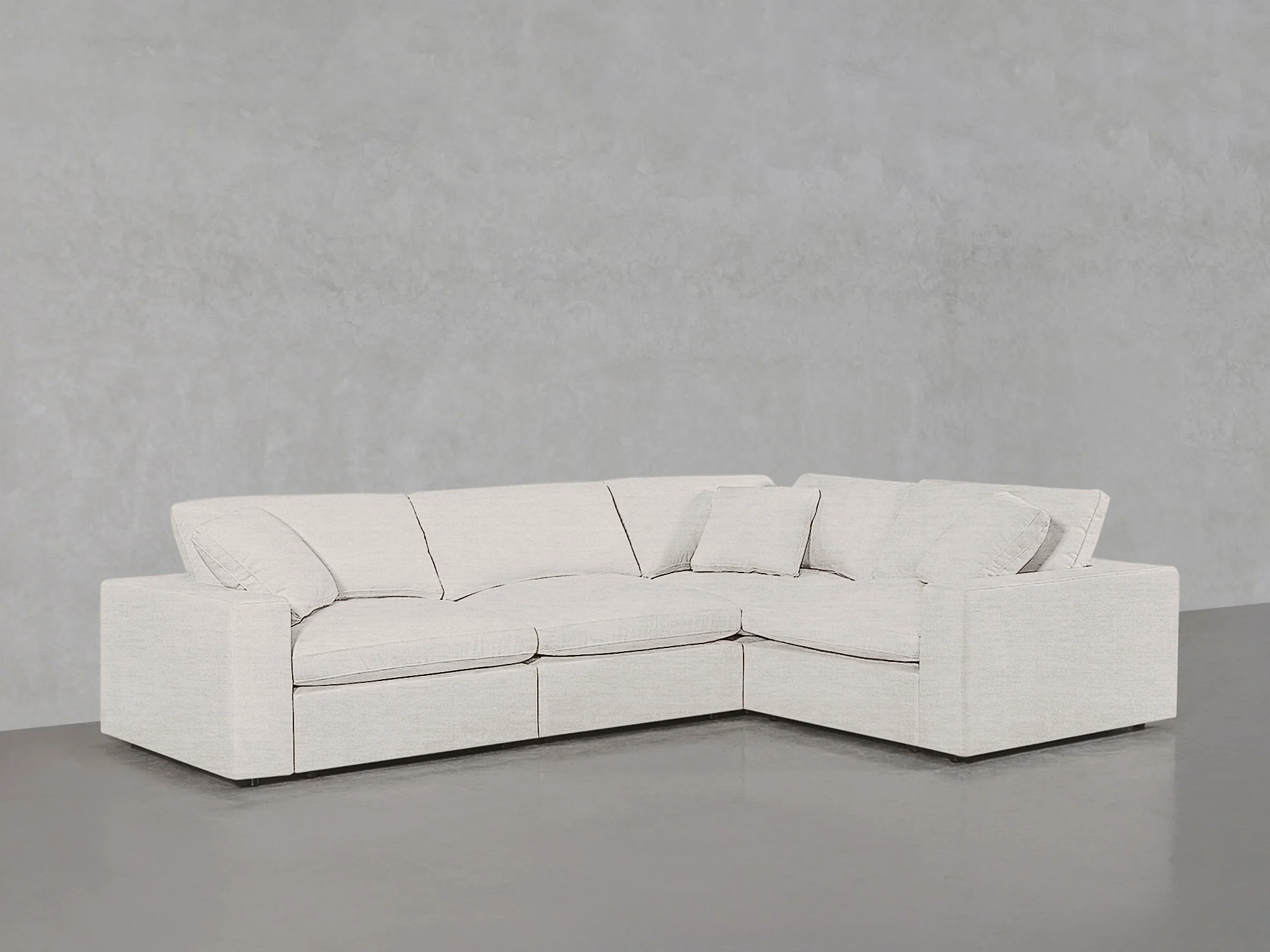 4-Seat Modular Corner Right Sectional