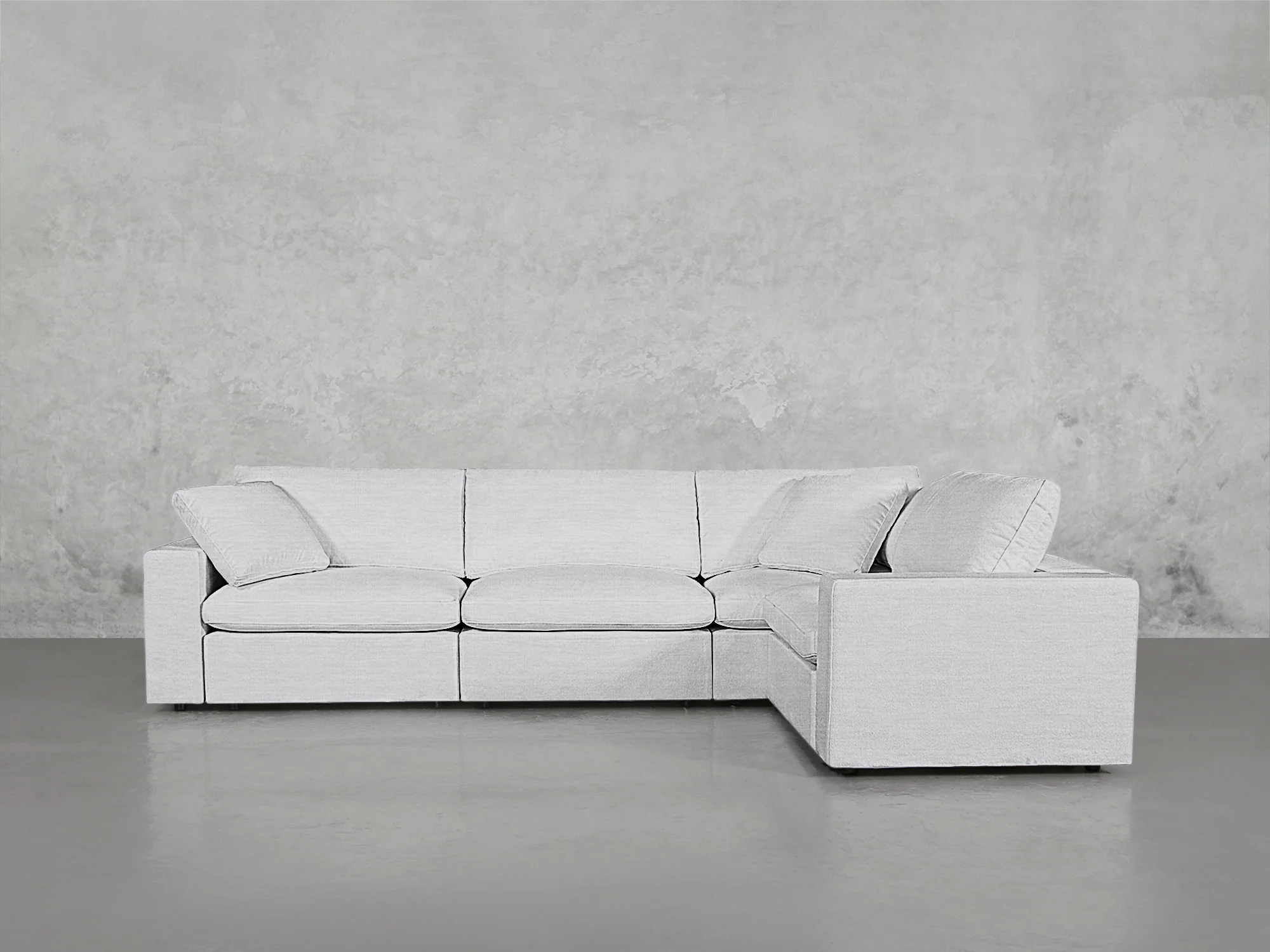 4-Seat Modular Corner Right Sectional