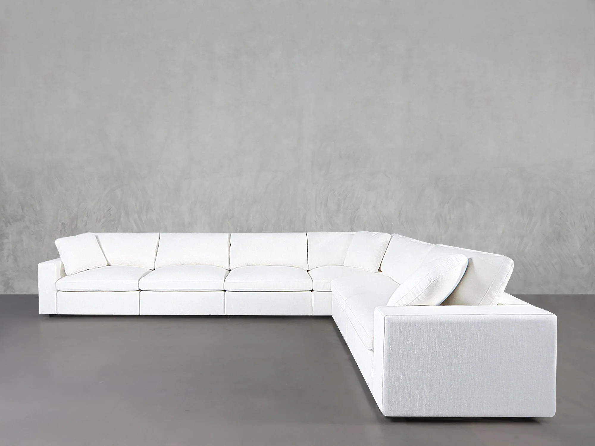6-Seat Modular Corner Right Sectional
