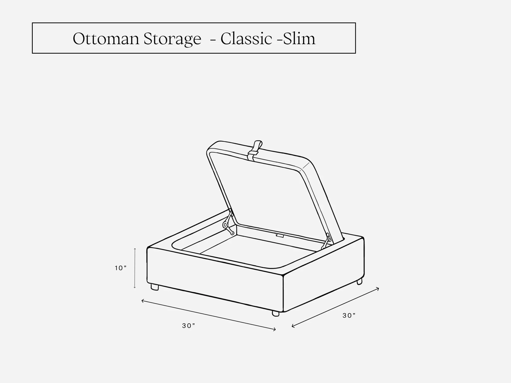 Ottoman Storage Add-On