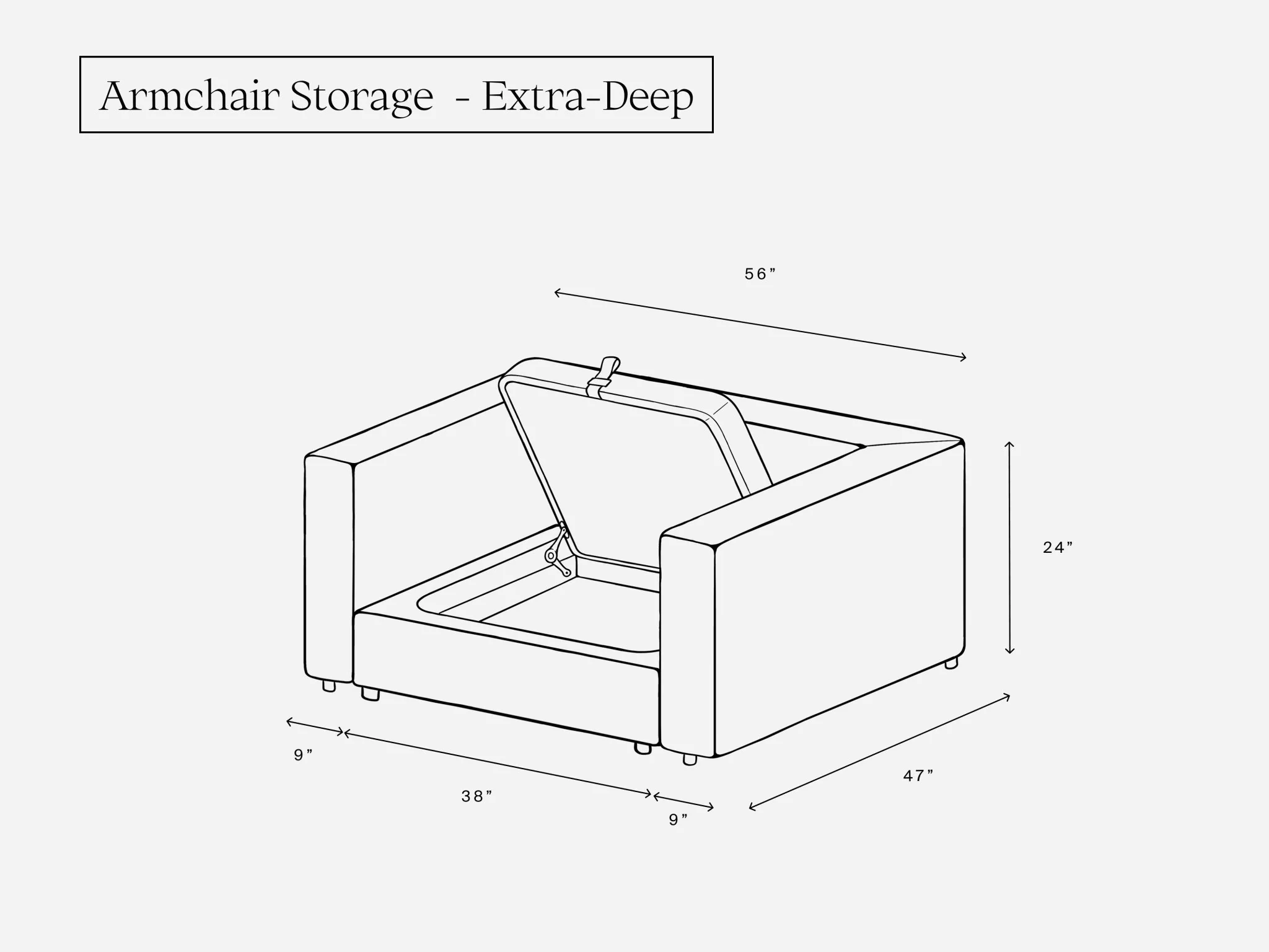 Armchair Storage Add-On